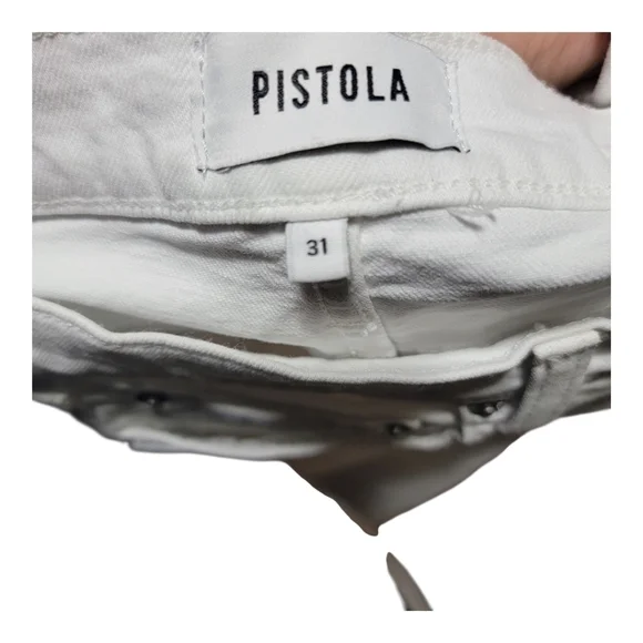 Pistola White Flare Jeans Sz 31 - Picture 3 of 4